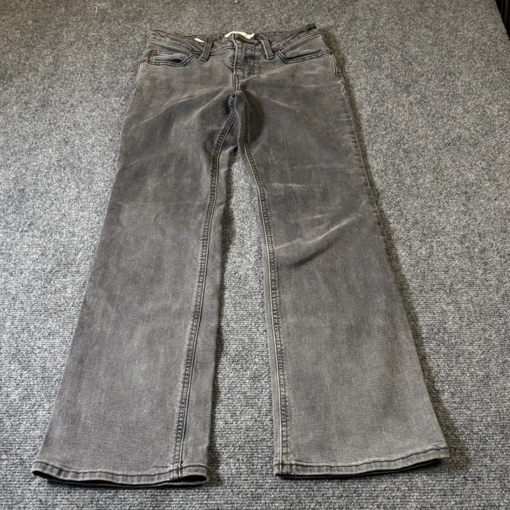 Levi's Superlow Boot Jeans Womens 26 Grey Low Rise Faded Denim Y2K Bootcut
